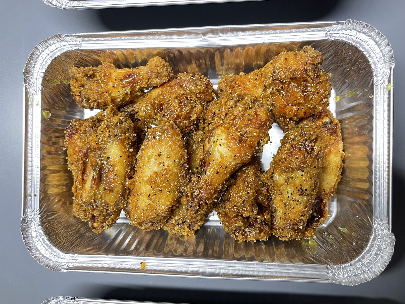 Honey glazed wings